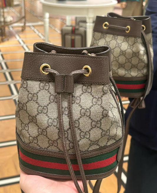 Gucci Ophidia系列迷你GG水桶包